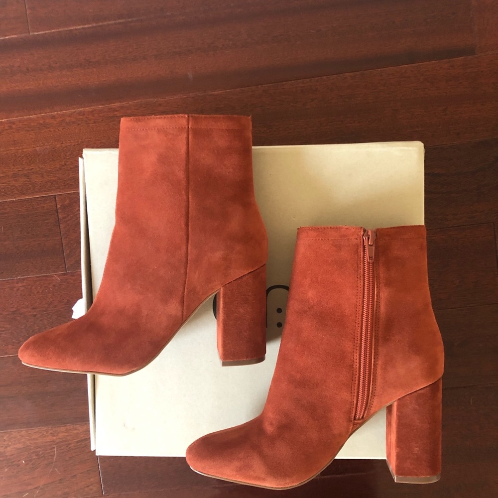 COPY - Urban Outfitters suede ankle boots in burn…